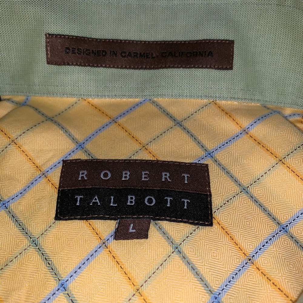 Robert Talbott Yellow Button Down Shirt - image 2